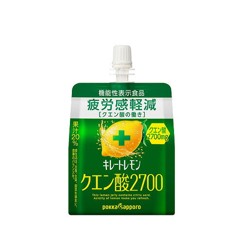 キレートレモン クエン酸2700 ゼリー 165ml 30本