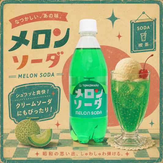 メロンソーダ 500ml 24本