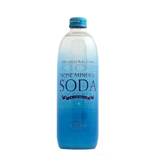 能勢酒造 ノセ ミネラルソーダ 強炭酸水 500ml 20本