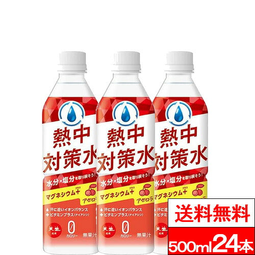 赤穂化成 熱中対策水 アセロラ味 500ml 24本