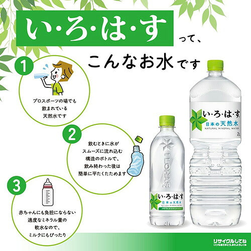 コカ・コーラ い・ろ・は・す 天然水 540ml 24本