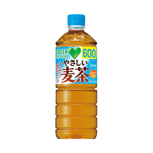サントリー GREEN DAKARA やさしい麦茶 600ml 48本