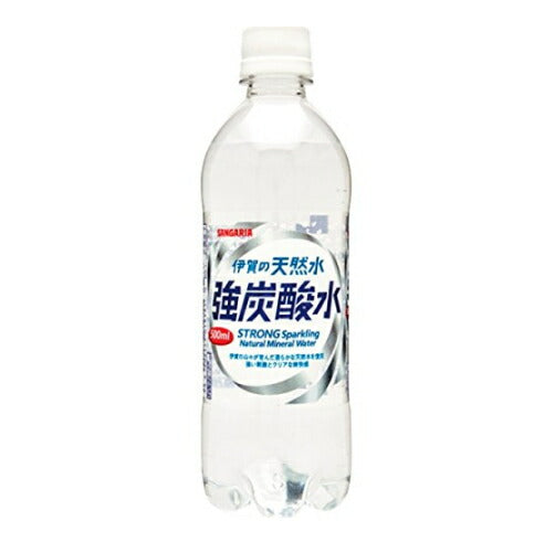 伊賀の天然水 強炭酸水 プレーン 炭酸水 500ml 48本