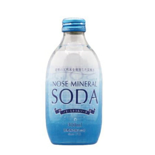 能勢酒造 ノセ ミネラルソーダ 強炭酸水 300ml 24本