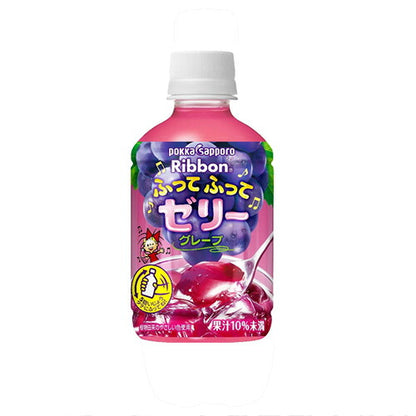 ポッカサッポロ ふってふってゼリー グレープ 295g 24本