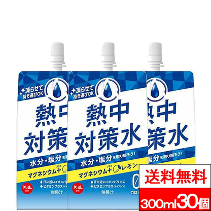 赤穂化成 熱中対策水パウチ レモン味 300g 30個