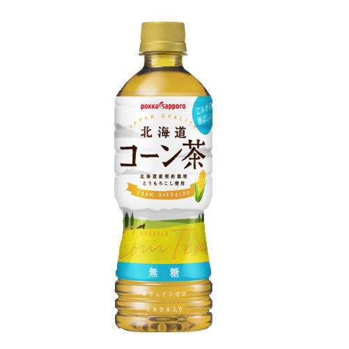 ポッカサッポロ 北海道 コーン茶 525ml 48本