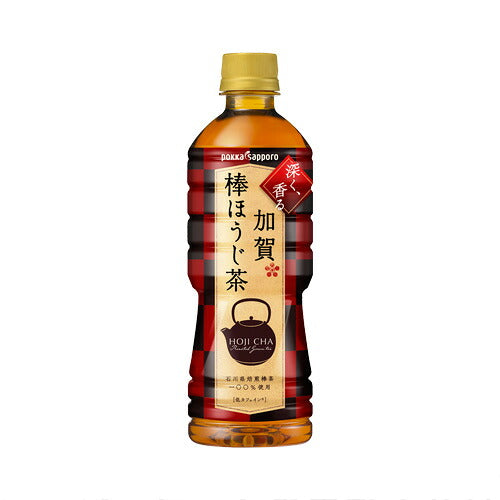 ポッカサッポロ 加賀 棒ほうじ茶 525ml 48本