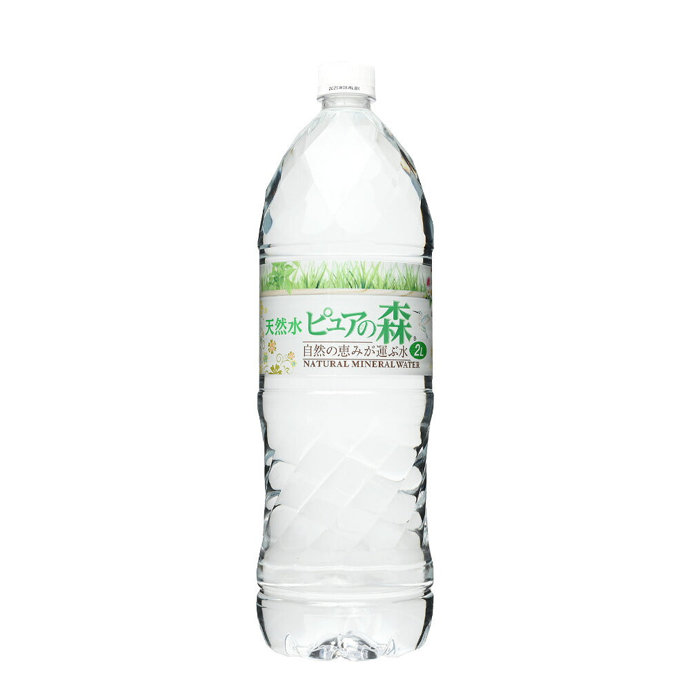 ピュアの森 天然水 2000ml 6本