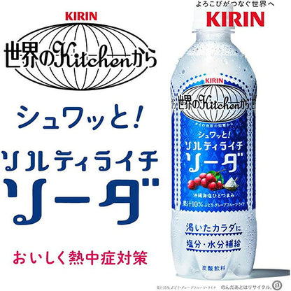 キリン 世界のKitchenから ソルティライチソーダ 500ml 48本