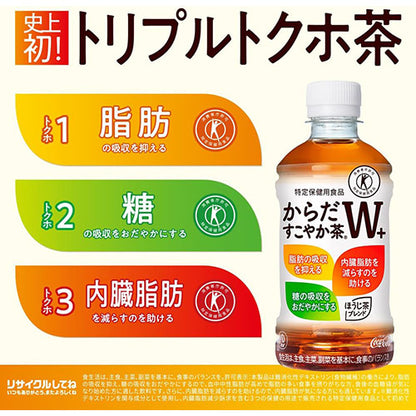 ラベルレス コカ・コーラ からだすこやか茶Ｗ 350ml 48本