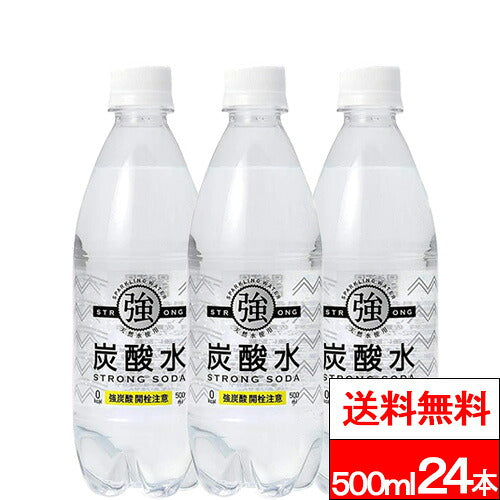 賞味期限2026年9月 友桝飲料 炭酸水 500ml 24本