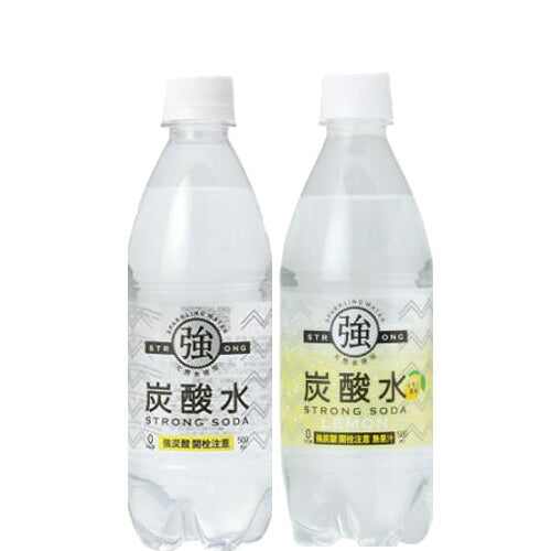 賞味期限2026年8月～9月 友桝飲料 強炭酸水 炭酸水 500ml 48本
