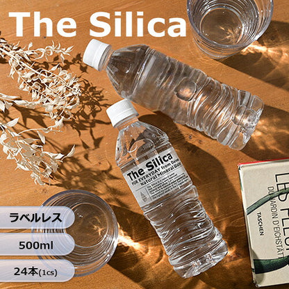 国産 シリカ水 The Silica ラベルレス 500ml 24本