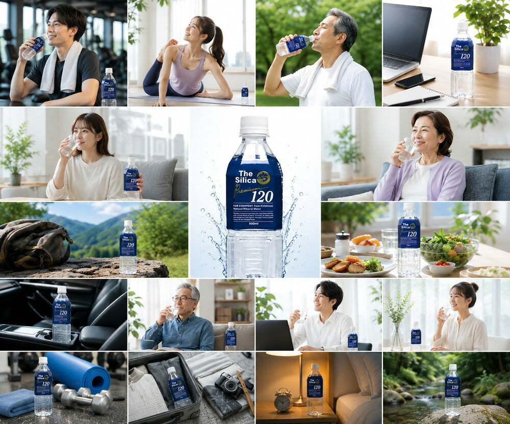温泉水 The Silica Premium120 500ml 24本