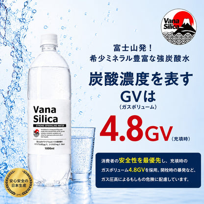 炭酸水 1000ml 24本