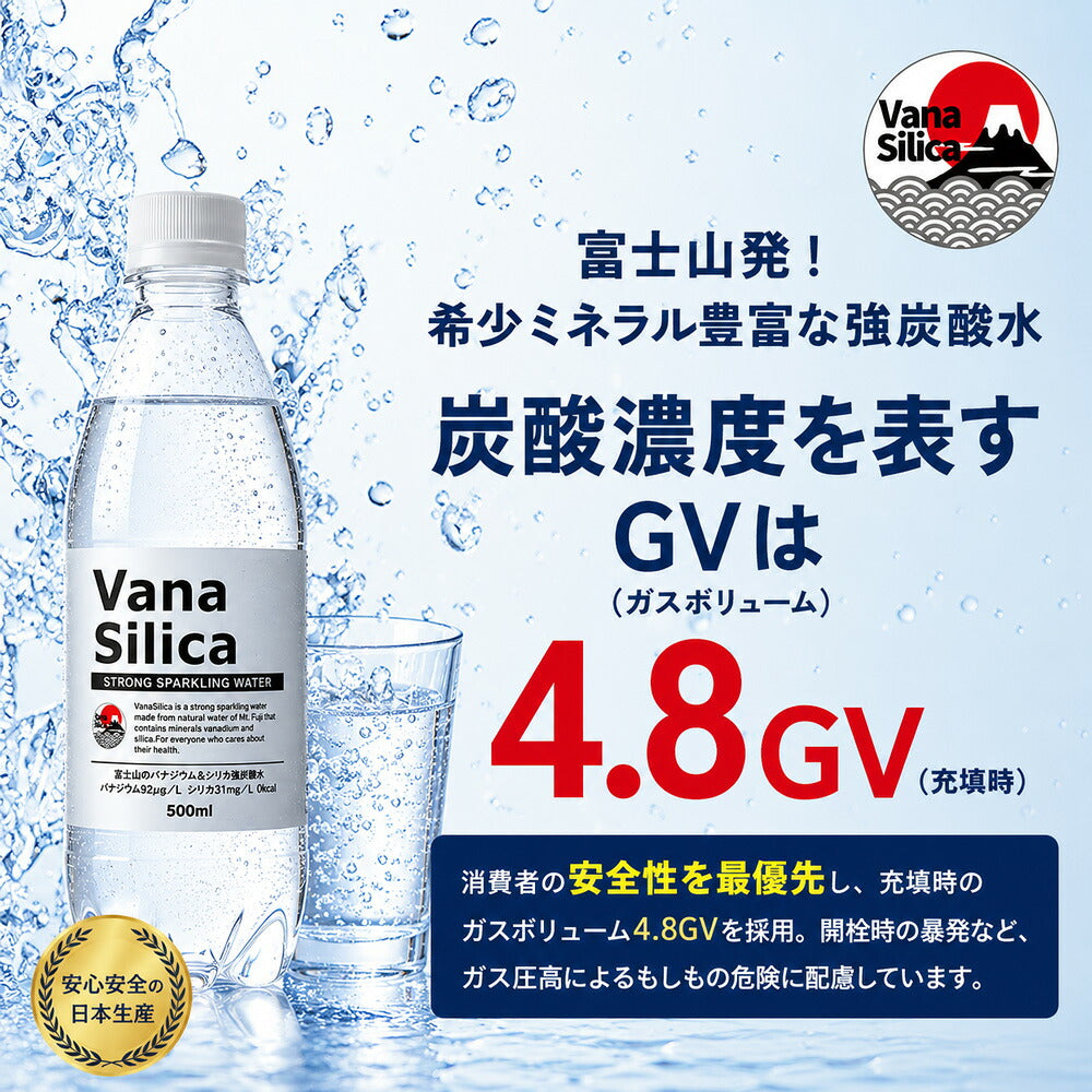 炭酸水 500ml 24本