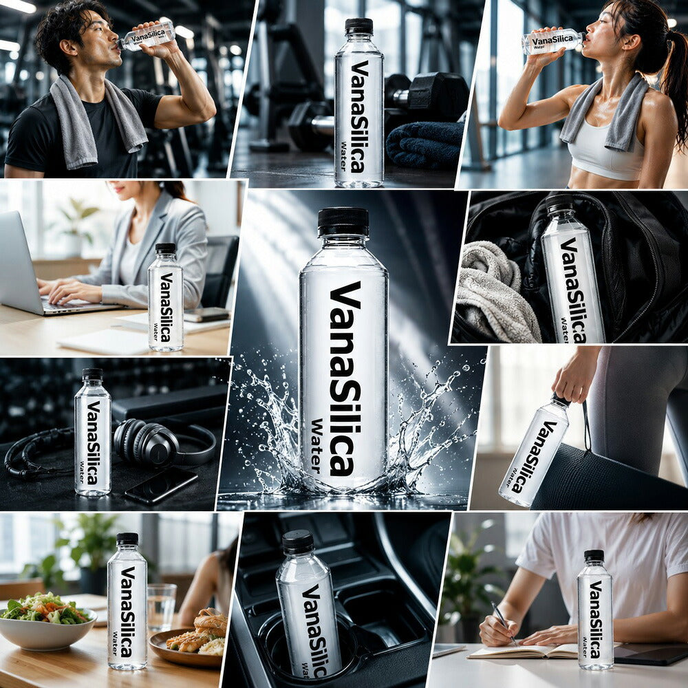 天然水 VanaSilica Water バナシリカウォーター 550ml 24本